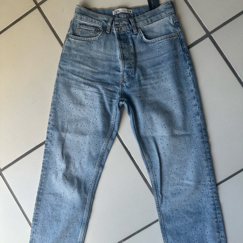 Zara sparkly jeans